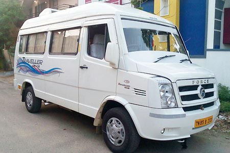 Tempo Traveller Rental Trichy | Force Tempo Traveller Hire | Tempo ...